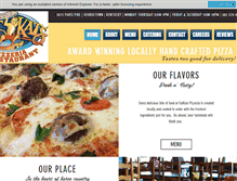 Tablet Screenshot of fatkatspizzeria.com